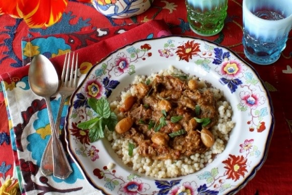 Lamb and Rhubarb Stew